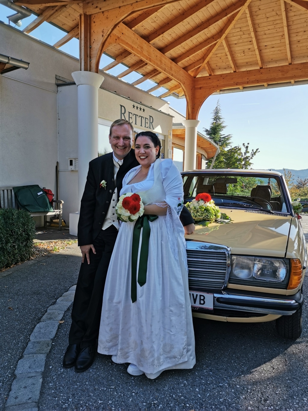 Hochzeit beim Retter Brautpaar Karin & Rene Hirschmanner