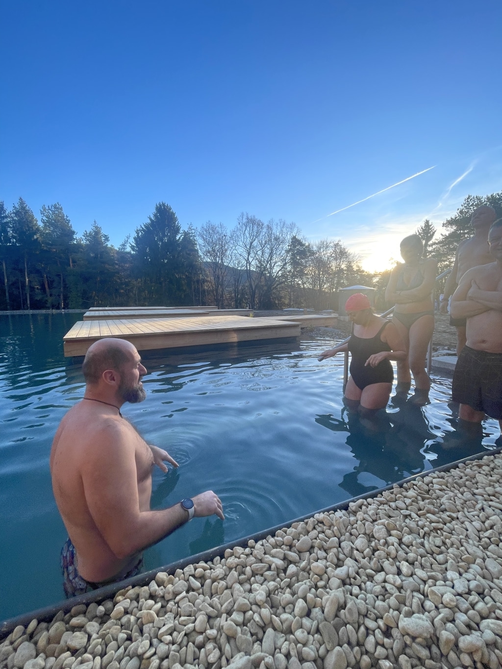 Eisschwimmen mit Josef Köberl im RETTER Bio-Natur-Resort